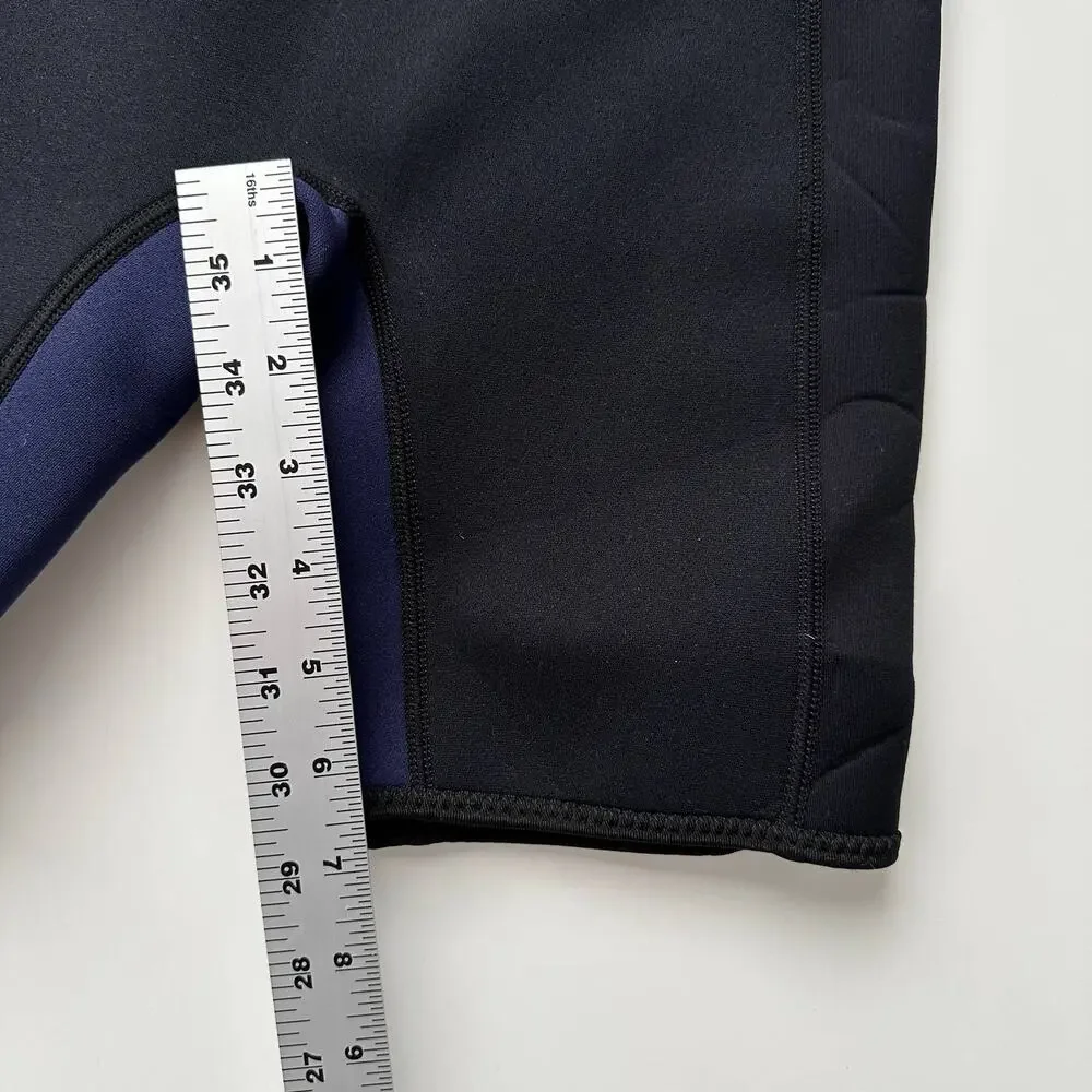 Dark Lightning EUC Shorty‎ 2MM Neoprene Black Blue Wetsuit Kids 10 - Picture 5 of 7